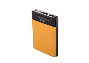 Leather surface case with LCD Display 6000mAH
